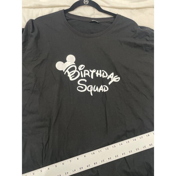 Daddy   Birthday Squad T-Shirt black and white short sleeve size 2xl - Picture 6 of 6